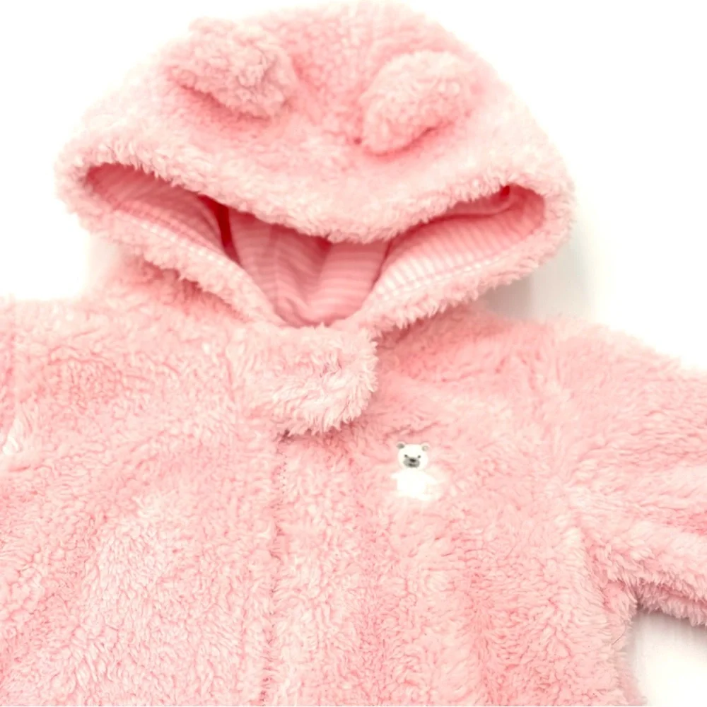 Carter's‎ Blush Pink Hooded Footie